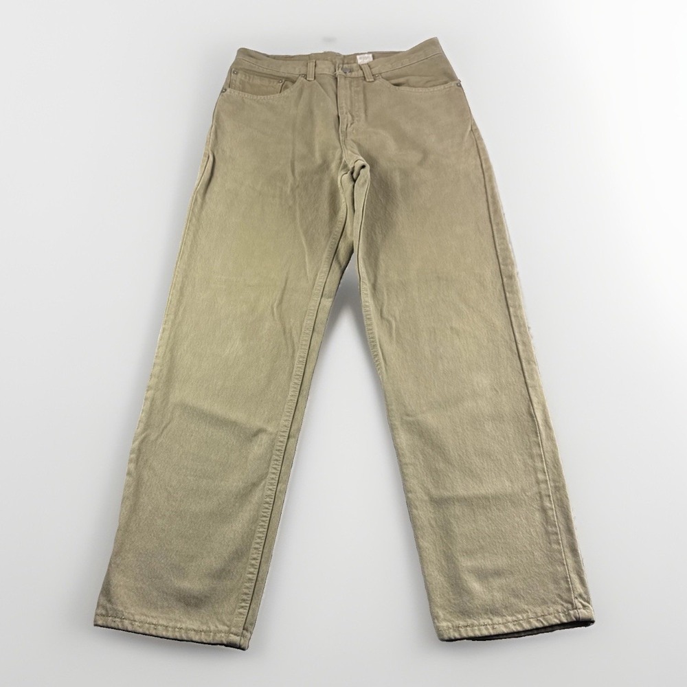 Vintage Levis 550 Jeans Mens 32x30 Beige Relaxed Fit Made in USA Denim Pants Y2K